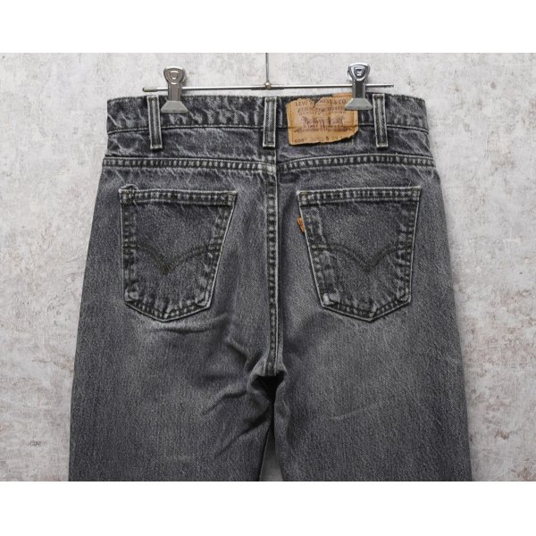 画像4: 90's【USA製】ビンテージ【LEVI'S】【リーバイス505】505【デニムパンツ】【ブラックデニム】【29ｘ30】 