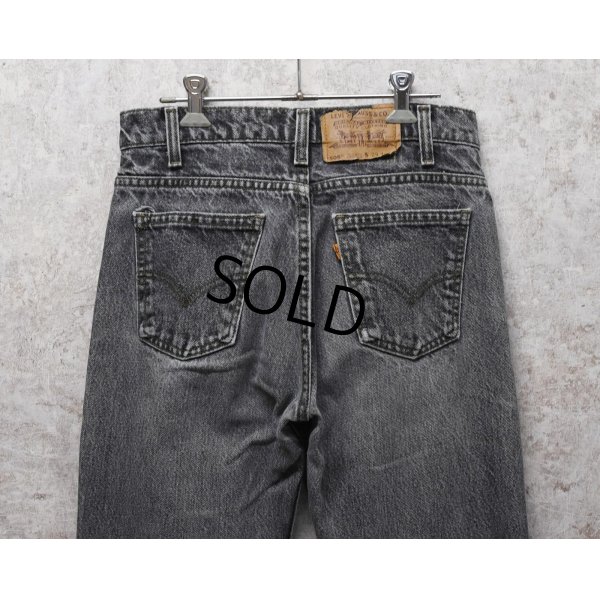 画像4: 90's【USA製】ビンテージ【LEVI'S】【リーバイス505】505【デニムパンツ】【ブラックデニム】【29ｘ30】 