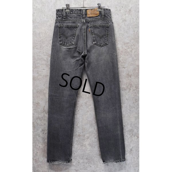 画像5: 90's【USA製】ビンテージ【LEVI'S】【リーバイス505】505【デニムパンツ】【ブラックデニム】【29ｘ30】 