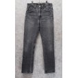 画像1: 90's【USA製】ビンテージ【LEVI'S】【リーバイス505】505【デニムパンツ】【ブラックデニム】【29ｘ30】<br> (1)