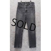 90's【USA製】ビンテージ【LEVI'S】【リーバイス505】505【デニムパンツ】【ブラックデニム】【29ｘ30】 