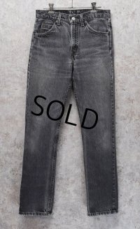 90's【USA製】ビンテージ【LEVI'S】【リーバイス505】505【デニムパンツ】【ブラックデニム】【29ｘ30】 