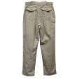 画像5: ~90's【USA製】【ビンテージ】【L.L.Bean】【エルエルビーン】【ベージュｘ裏地ブラックウォッチ】１タック【コットンパンツ】【33×30】 