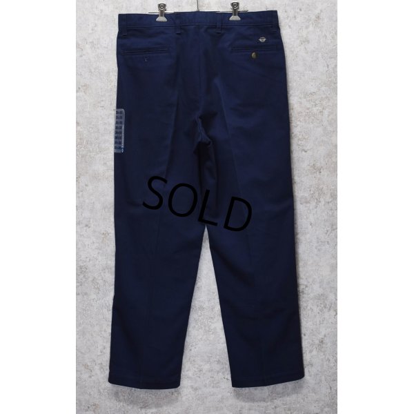 画像4: 90's【USA製】デッドストック【DOCKERS】リーバイス　ドッカーズ【紺】【１タック】コットンパンツ【36ｘ30】 