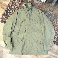 60's【ビンテージ】米軍実物【初期型】【M-65】【アルミジップ】【フィールドジャケット】【L程度】 