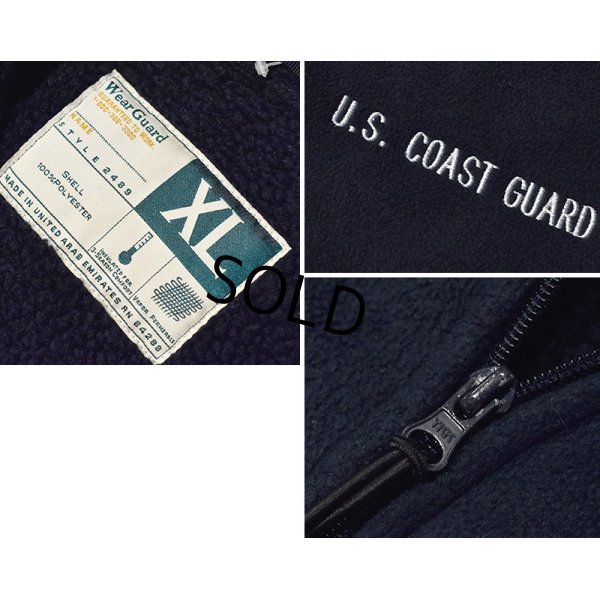 画像3: ビンテージ【Wear Guard】【USCG】【紺】【フリースブルゾン】ジップアップジャケット【サイズＸＬ】 