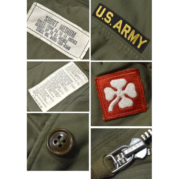 画像2: 50's【米軍実物】ビンテージ【U.S.ARMY】【M-51】【フィールドジャケット】【M-SHORT】 