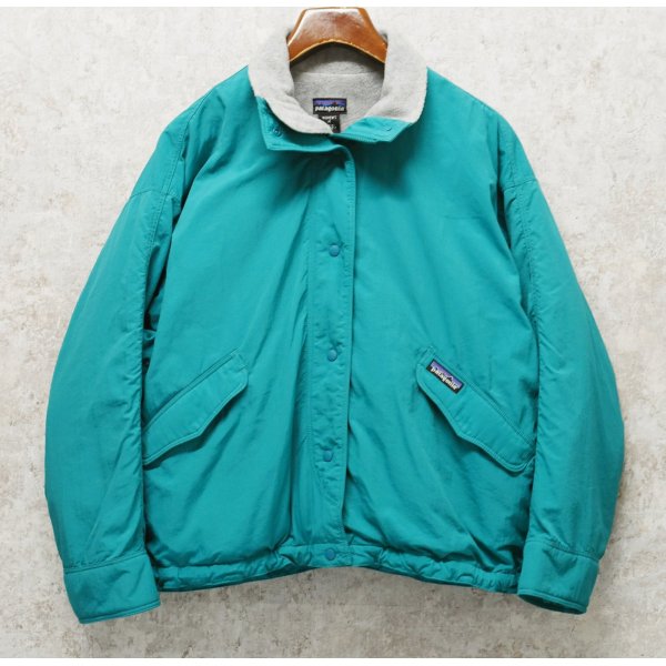 画像1: 90's【USA製】ビンテージ【パタゴニア】patagonia 【雪無しタグ】 ターコイズ【ソフトシェルキャプリーン】レディース古着 28169【サイズW-M】 