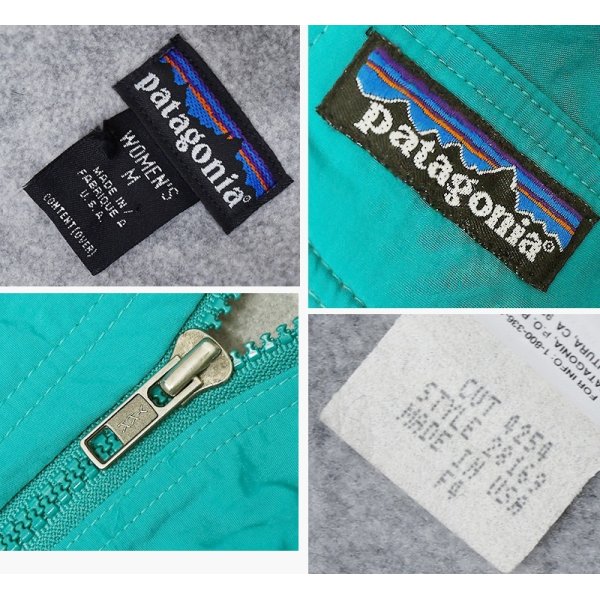 画像2: 90's【USA製】ビンテージ【パタゴニア】patagonia 【雪無しタグ】 ターコイズ【ソフトシェルキャプリーン】レディース古着 28169【サイズW-M】 