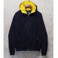 画像1: 【ビンテージ】RALPH LAUREN【ラルフローレン】【紺ｘ黄色】フルジップ【コットンパーカー】【サイズL】<br> (1)