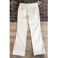 画像6: 70's~【ビンテージ】LEVI'S【リーバイス】タロン42【ブラッシュドコットン】【オフホワイト】２タック【フレアパンツ】【w35程度】 