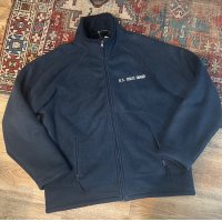 ビンテージ【Wear Guard】【USCG】【紺】【フリースブルゾン】ジップアップジャケット【サイズＸＬ】 