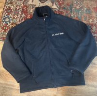 ビンテージ【Wear Guard】【USCG】【紺】【フリースブルゾン】ジップアップジャケット【サイズＸＬ】 