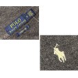 画像2: 【ラルフローレン】POLO RALPH LAUREN【ESTATE RIB】【チャコール】【無地】【ハーフジップ】【コットンセーター】【サイズM】 <br> (2)