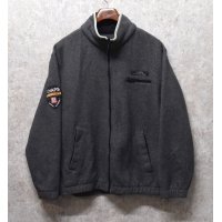 【CHAPS】チャップス【ラルフローレン】RALPH LAUREN【チャコール×右袖ワッペン】【フリースブルゾン】【サイズXL】  