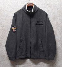 【CHAPS】チャップス【ラルフローレン】RALPH LAUREN【チャコール×右袖ワッペン】【フリースブルゾン】【サイズXL】  