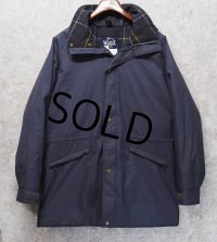 80's∼【USA製】【ビンテージ】【ウールリッチ】【Woolrich】【紺ｘブランケット裏地】【フード付き】ゴアテックス【マウンテンパーカー】【サイズＬ】 