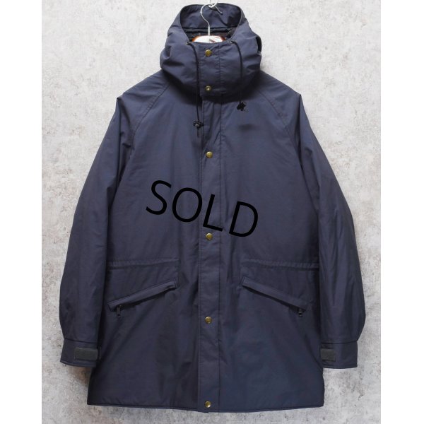 画像4: 80's∼【USA製】【ビンテージ】【ウールリッチ】【Woolrich】【紺ｘブランケット裏地】【フード付き】ゴアテックス【マウンテンパーカー】【サイズＬ】 