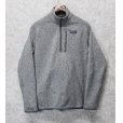 画像1: 【パタゴニア】patagonia【グレー】【1/4ジップ】【ベターセーター】【サイズＭ】<br> (1)