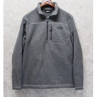 【ノースフェイス】【the north face】【グレー】【ハーフジップフリースジャケット】【サイズM】 