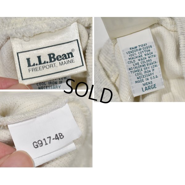 画像2: USA製　ビンテージ【L.L.Bean】LLビーン【コットンシャツ】【モックネックロンT】【サイズL】 