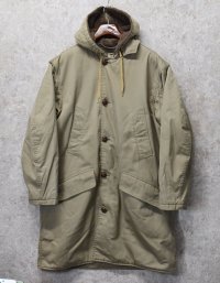 80's【ビンテージ】【L.L.Bean】LLビーン　【紺×ベージュ】【裏ボア】ジップアップパーカー【ジップアップコート】 