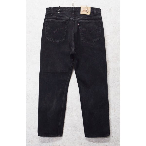 画像5: 90's【USA製】ビンテージ【LEVI'S】【リーバイス505】５０５【デニムパンツ】【ブラックデニム】黒【38ｘ30】 