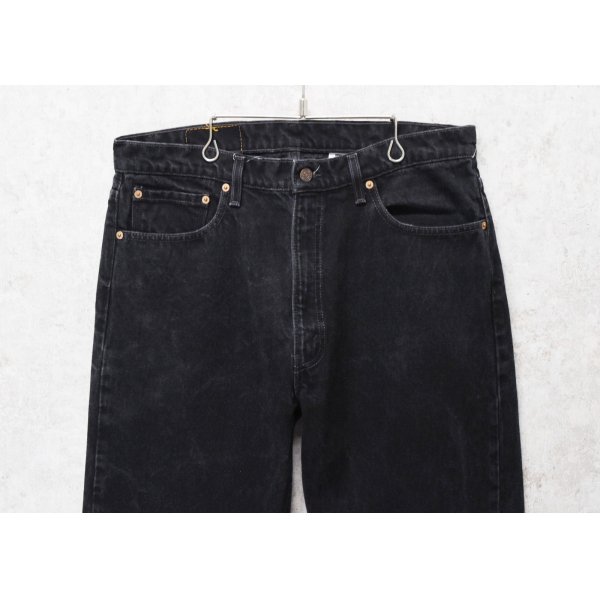 画像3: 90's【USA製】ビンテージ【LEVI'S】【リーバイス505】５０５【デニムパンツ】【ブラックデニム】黒【38ｘ30】 