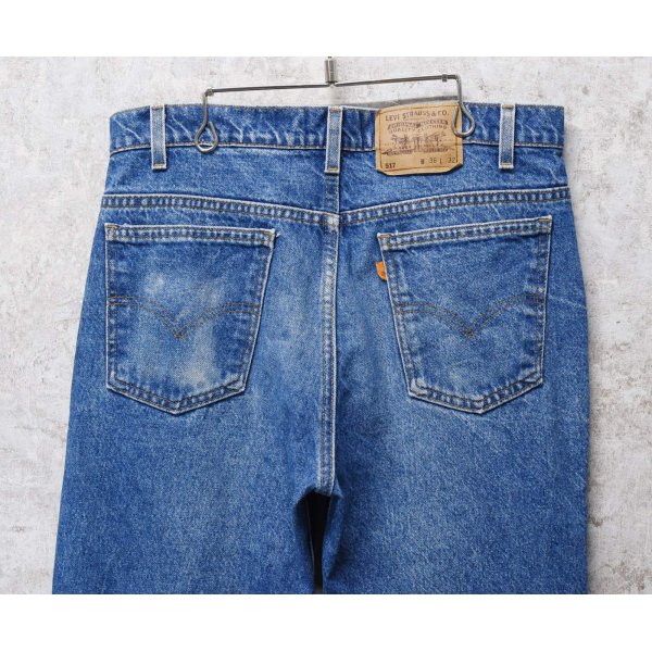 画像4: 90's~【ビンテージ】【USA製】【LEVI'S】【リーバイス５１７】ブーツカット【デニムパンツ】【517】【36Ｘ32】 