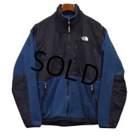 【ノースフェイス】【the north face】【青×黒】デナリジャケット【フルジップフリースジャケット】【サイズＬ】 