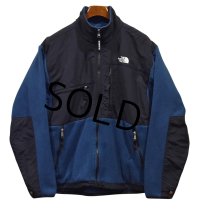 【ノースフェイス】【the north face】【青×黒】デナリジャケット【フルジップフリースジャケット】【サイズＬ】 