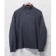 画像1: 【ラルフローレン】POLO RALPH LAUREN【ESTATE RIB】【チャコール】【無地】【ハーフジップ】【コットンセーター】【サイズL】<br> (1)