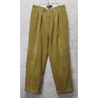 ビンテージ【ラルフローレン】POLO RALPH LAUREN【ライトブラウン】ANDREW PANTS【２タック】【コーデュロイパンツ】【33×32】 