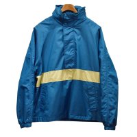 【ビンテージ】【エディーバウアー】【Eddie Bauer】【水色×黄色ライン】アノラックパーカー【サイズXＬ】 