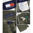 画像2: 【トミーヒルフィガー】【TOMMY HILFIGER】【オリーブグリーン】２タック【コーデュロイパンツ】【33×30】<br> (2)