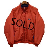 90's USA製【パタゴニア】patagonia ナイロン【シェルドシンチラジャケット 】【赤】【裏フリースブルゾン】【サイズL】 