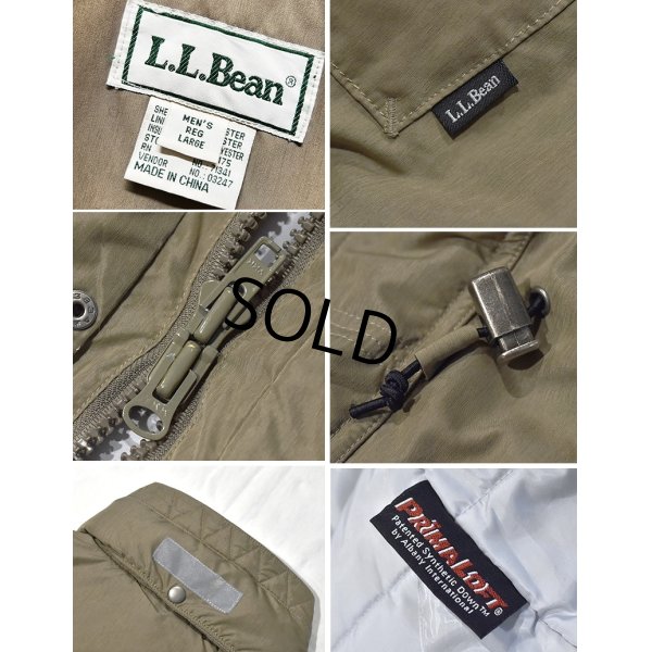 画像2: ビンテージ L.L.Bean 【ＬＬビーン】【ベージュ】フード付き【プリマロフトジャケット】【サイズL】 