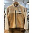 画像1: デッドストック【パタゴニア】patagonia【ナチュラルブレンド】白ｘライトブラウン【レトロカーディガン】フリース【サイズＸＳ】<br> (1)