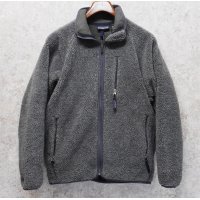 USA製【パタゴニア】patagonia【グレー】【レトロカーディガン】フリースジャケット【サイズM】 