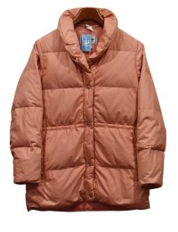 70's【ビンテージ】【L.L.Bean】LLビーン　【ピンク】【中綿入り】ショールカラー【ジップアップコート】レディース古着 