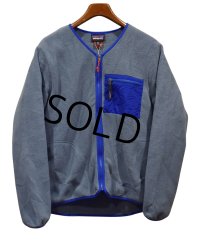 新品未使用【パタゴニア】patagonia【青系】【シンチラカーディガン】【フリースカーディガン】フリース【サイズM】 