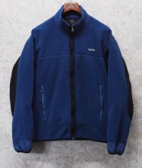 90's 【パタゴニア】 patagonia【パーシャルエクリプス】【PEF】【フリースジャケット】【紺×黒】【サイズＬ】 