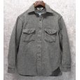 画像1: 70’s~ USA製【ビンテージ】Woolrich【ウールリッチ】【グレー】【ウールシャツ】【サイズM】<br> (1)