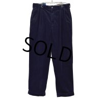 【ラルフローレン】POLO RALPH LAUREN【紺】HAMOND PANTS【２タック】【コーデュロイパンツ】【34×30】 