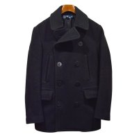 【ラルフローレン】【Ralph Lauren】【Ｐコート】【黒】【１０ボタン】【ウールコート】【サイズＳ】 