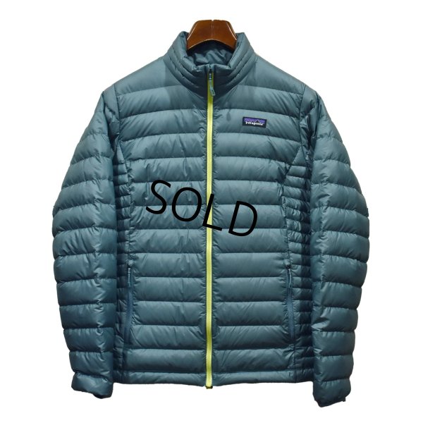 画像1: 【パタゴニア】patagonia【グリーン×黄色ジッパー】【ダウンセーター】レディース【W-L】 