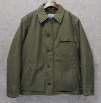 60's~【ビンテージ】【米軍実物】U.S.NAVY【バックステンシル入り】【A-2】【デッキジャケット】サイズL 