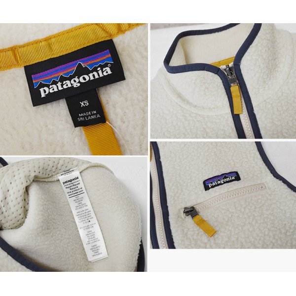 画像2: 【パタゴニア】【patagonia】レトロＸベスト【レトロパイルベスト】【アイボリー】【フリースベスト】【サイズXS】 