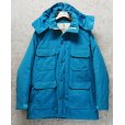 画像1: 70's∼【USA製】【ビンテージ】【ウールリッチ】【Woolrich】【サックスブルー】【フード付き】【中綿入り】【マウンテンパーカー】【サイズW-XL】<br> (1)