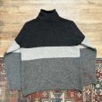 画像3: 【J.crew】【Ｊクルー】【黒ｘグレーｘチャコール】【ロールネックウールセーター】【サイズＳ】<br> (3)